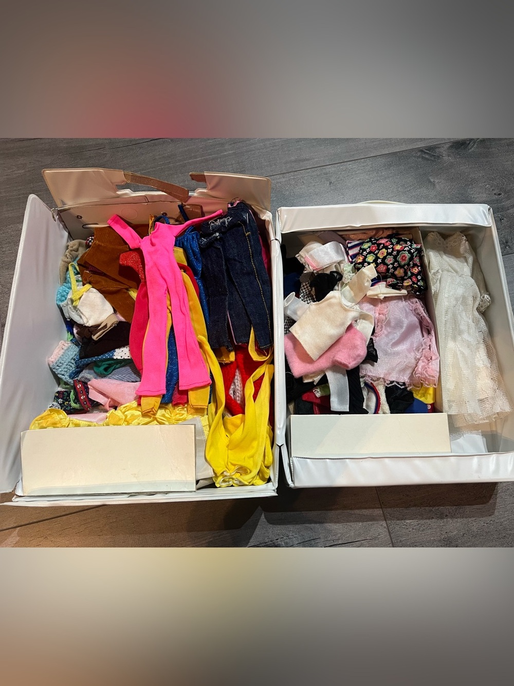 Huge lot of Vintage Barbie Clothes and Fashion Case